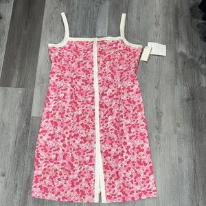 Spenser Jeremy floral button down cotton dress, size 16, NEW